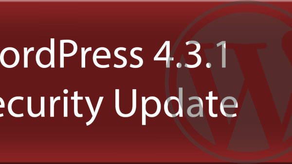 WordPress 4.3.1 Security Update