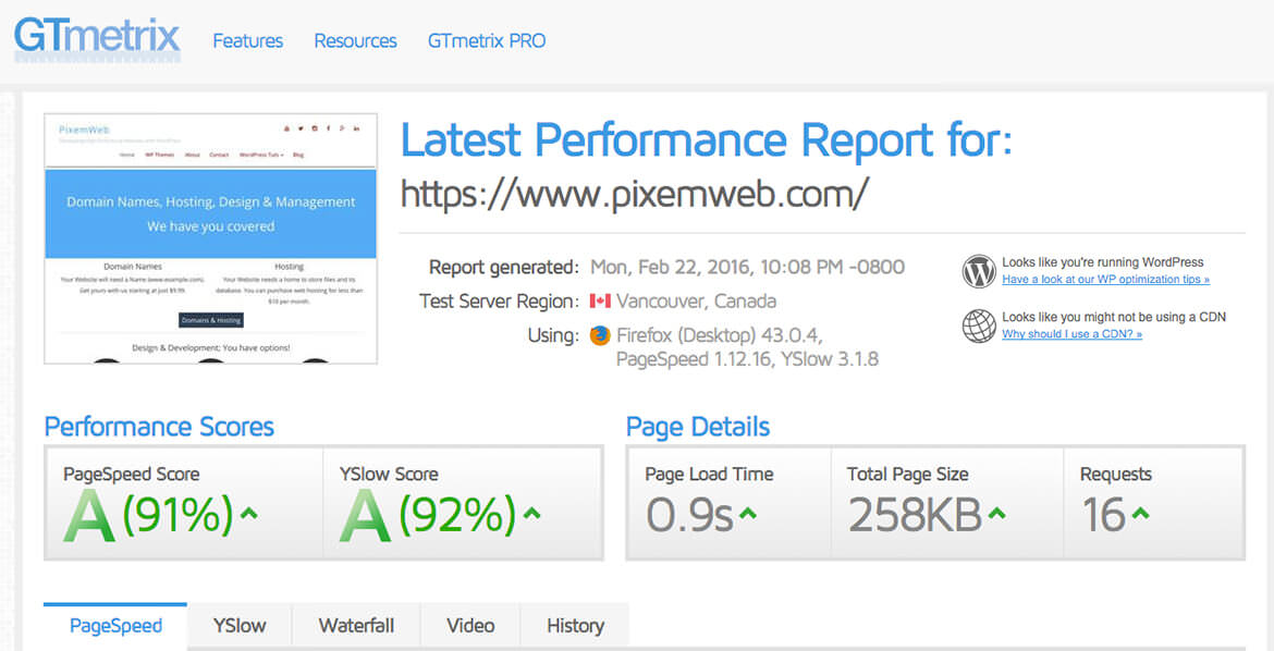 WordPress Performance