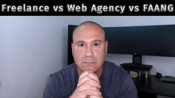 Work From Home As A Freelance Web Developer, Work For A Web Design Agency Or Faang